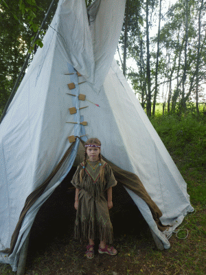 Indiánské tee-pee